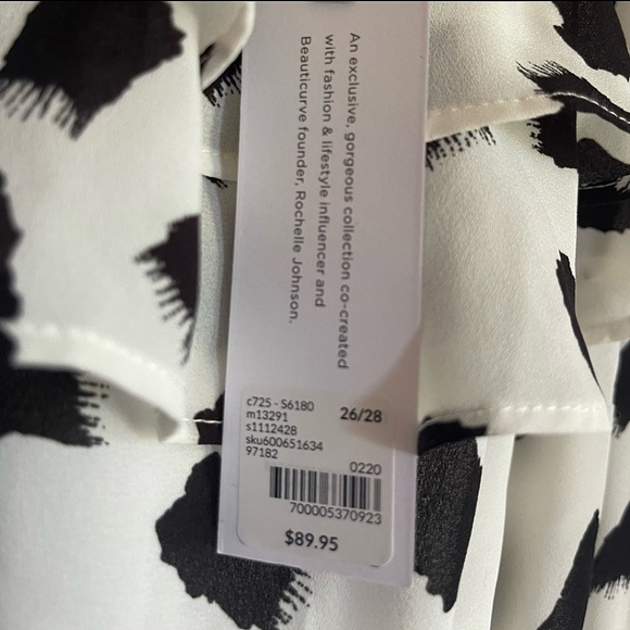 🎉7xHP🎉 NWT BeautiCurve X Lane Bryant Animal Dot Maxi Dress - Picture 8 of 9